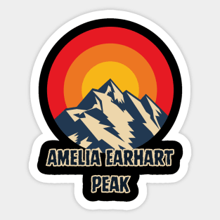 Amelia Earhart Peak Sticker